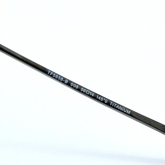 NEW Tom Ford TF5658 008 Shiny Gunmetal Aviator Unisex Eyeglasses - Picture 13 of 13